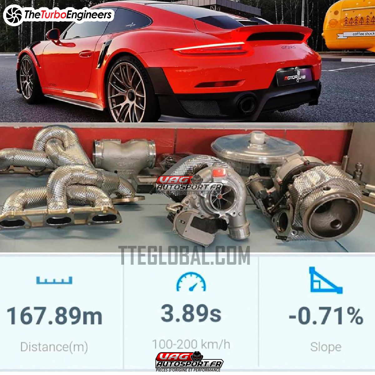 Turbo Hybride TTE1200 6054 VTG PORSCHE 991.2 GT2 RS UPGRADE TURBOCHARGERS - TTE – Image 9