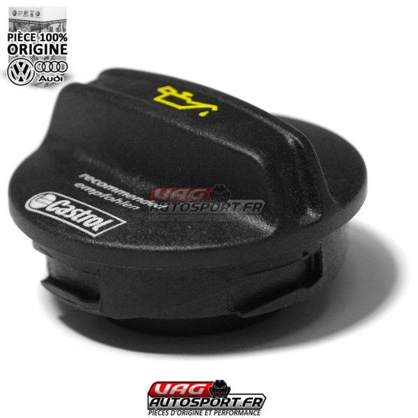 Bouchon de remplissage d'huile d'origine VW Castrol avec joint - Ref 06K103485A – Image 3