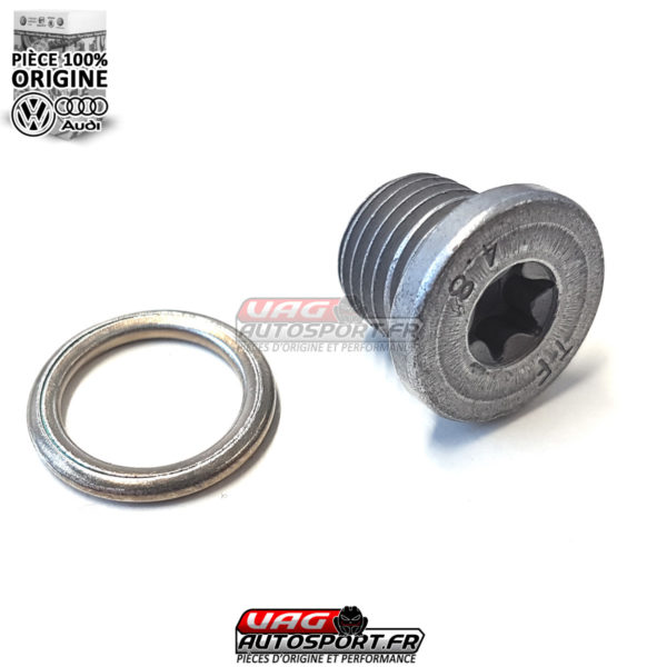 Bouchon de vidange d'huile avec joint pour moteurs du groupe VAG : N91167901 – Image 2