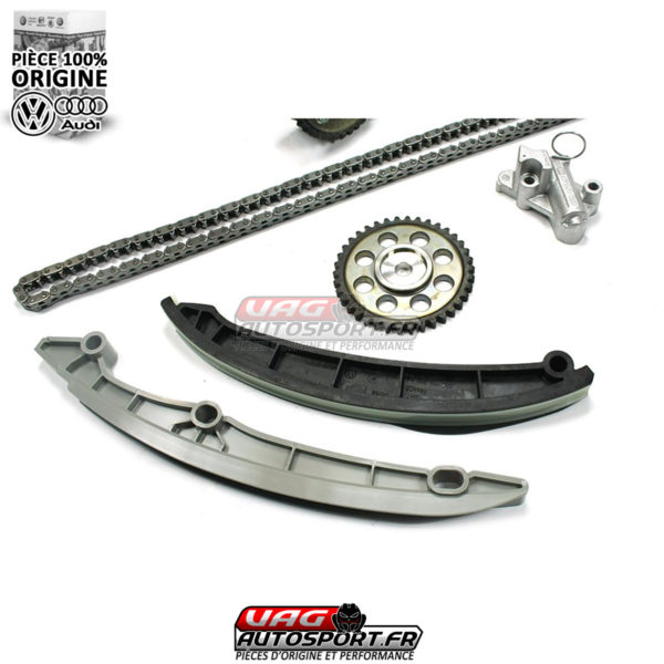Kit de réparation de chaîne de distribution d'origine VW Skoda pour moteur 1.4 TSI, kit de chaîne de distribution, tendeur de chaîne – Image 3
