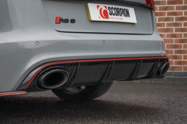 Catback avec intermédiaire d'échappement - Audi RS6 Avant C7 - SAU087CF - Scorpion – Image 2