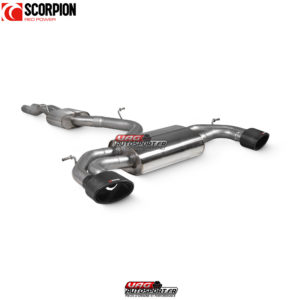 Catback inox avec intermédiaires et sans d'échappement - Audi RS3 8V Pre-Facelift - SAU107CF - Scorpion