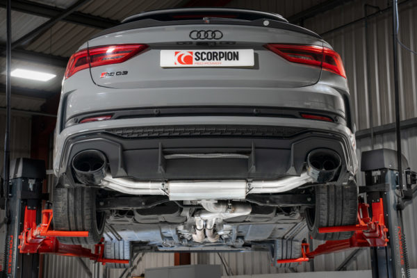 Catback (ligne après FAP) non résonné avec valves - Audi RSQ3 (F3) - SAUS112 - Scorpion – Image 3