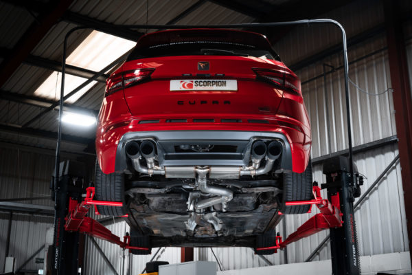 Catback (ligne après FAP) non résonné avec valves - CUPRA Ateca - SSTS020C - Scorpion – Image 3