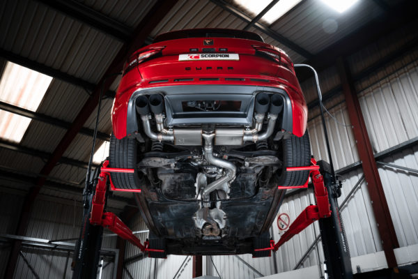 Catback (ligne après FAP) non résonné avec valves - CUPRA Ateca - SSTS020C - Scorpion – Image 6