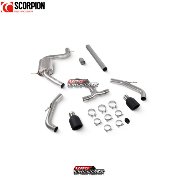 Catback (ligne après FAP) non résonné - CUPRA Leon 245 - SSTS018C - Scorpion – Image 2