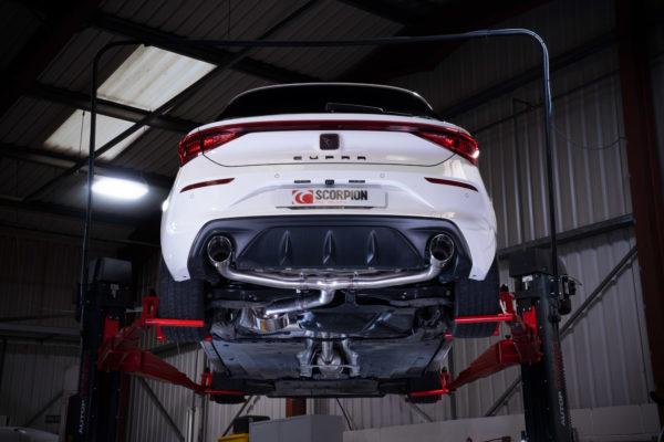 Catback (ligne après FAP) non résonné - CUPRA Leon 245 - SSTS018D - Scorpion – Image 3