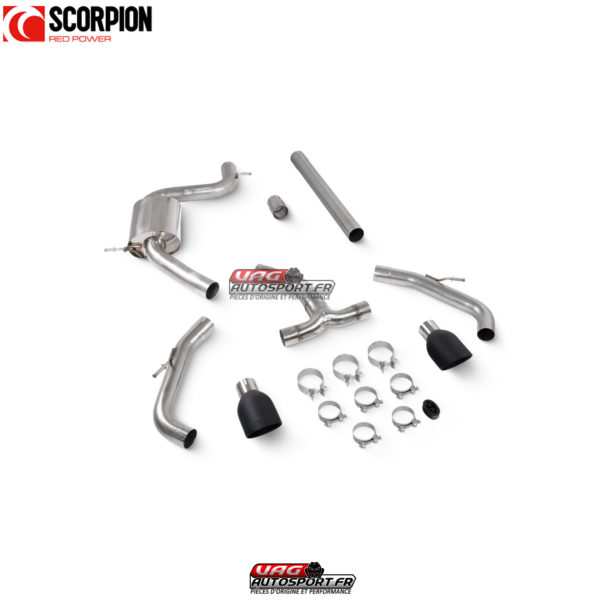 Catback (ligne après FAP) non résonné - CUPRA Leon 245 - SSTS018DC - Scorpion – Image 2
