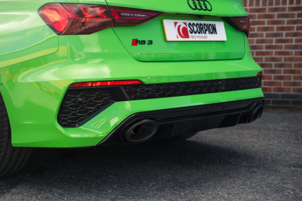 Catback (ligne après FAP) non résonné sans valves - Audi RS3 8Y Sportback - SAUS124CF - Scorpion – Image 2