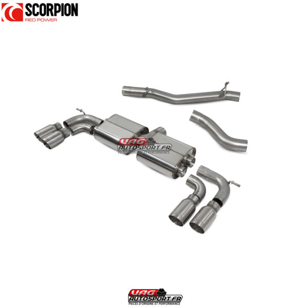 Catback (ligne après FAP) non résonné sans valves - CUPRA Ateca - SSTS021 - Scorpion – Image 2