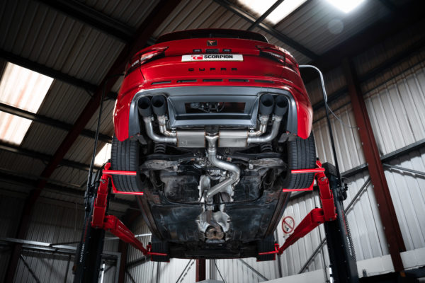 Catback (ligne après FAP) non résonné sans valves - CUPRA Ateca - SSTS021C - Scorpion – Image 6