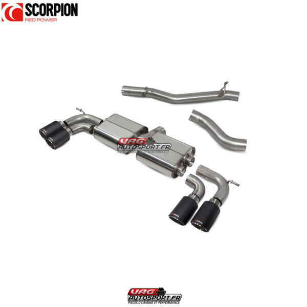 Catback (ligne après FAP) non résonné sans valves - CUPRA Ateca - SSTS021CF - Scorpion – Image 2
