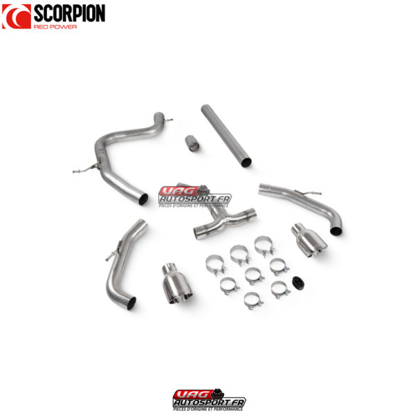 Catback (ligne après FAP) Predator non résonné - CUPRA Leon 245 - SSTS019D - Scorpion – Image 2