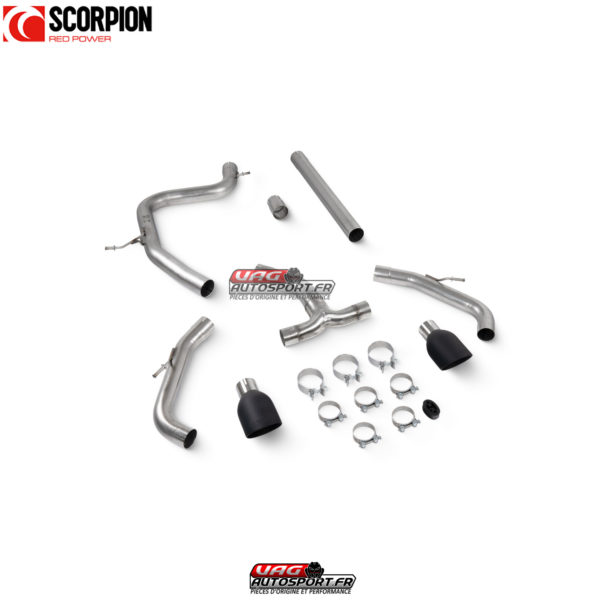 Catback (ligne après FAP) Predator non résonné - CUPRA Leon 245 - SSTS019DC - Scorpion – Image 2