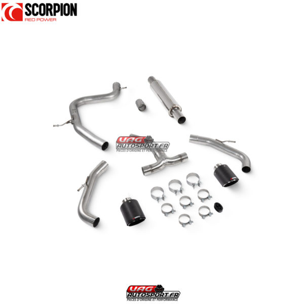 Catback (ligne après FAP) Predator résonné - CUPRA Leon 245 - SST019CF - Scorpion – Image 2