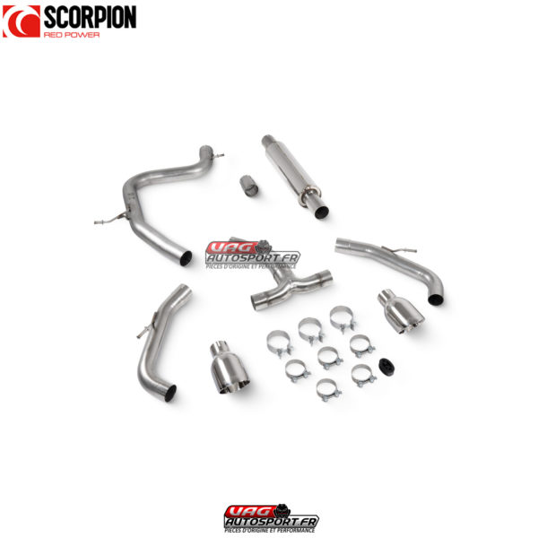 Catback (ligne après FAP) Predator résonné - CUPRA Leon 245 - SST019D - Scorpion – Image 2