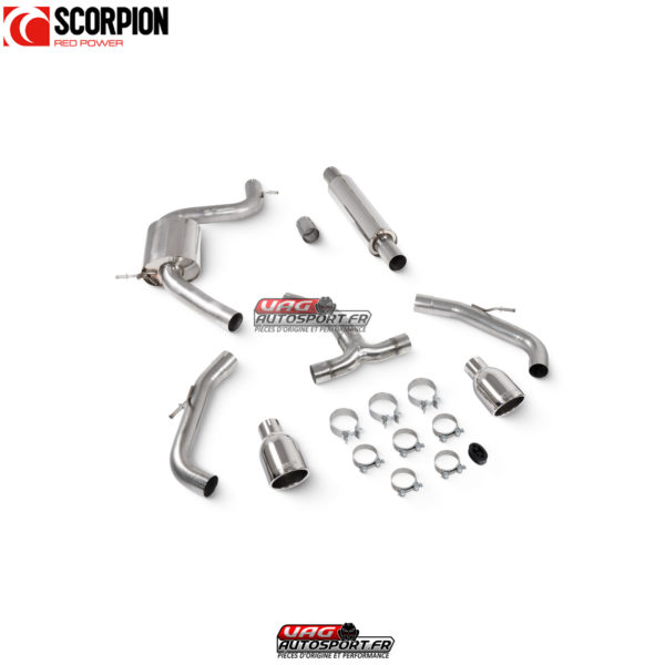 Catback (ligne après FAP) résonné - CUPRA Leon 245 - SST018 - Scorpion – Image 2