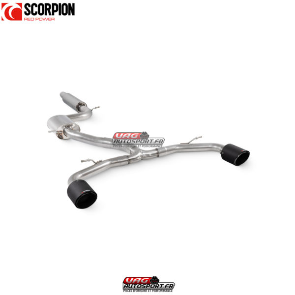 Catback (ligne après FAP) résonné - CUPRA Leon 245 - SST018CF - Scorpion