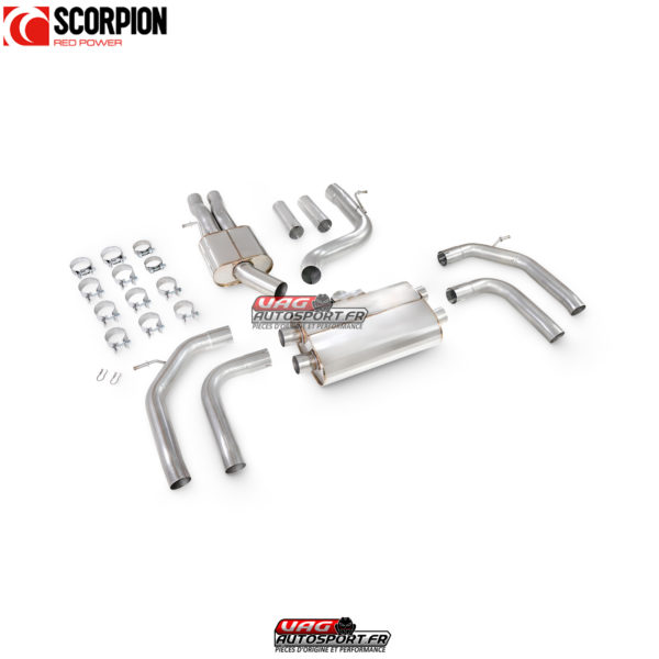 Catback (ligne après FAP) résonné sans valves - Audi RS3 8Y Sportback - SAU124 - Scorpion – Image 2