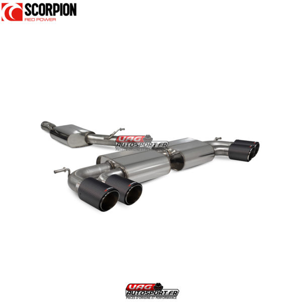 Catback (ligne après FAP) résonné sans valves - CUPRA Ateca - SST021CF - Scorpion