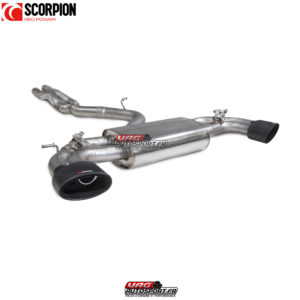 Catback non résonné avec valves - Audi RS3 Saloon 8V (GPF and Non-GPF models) - SAUS083CF - Scorpion