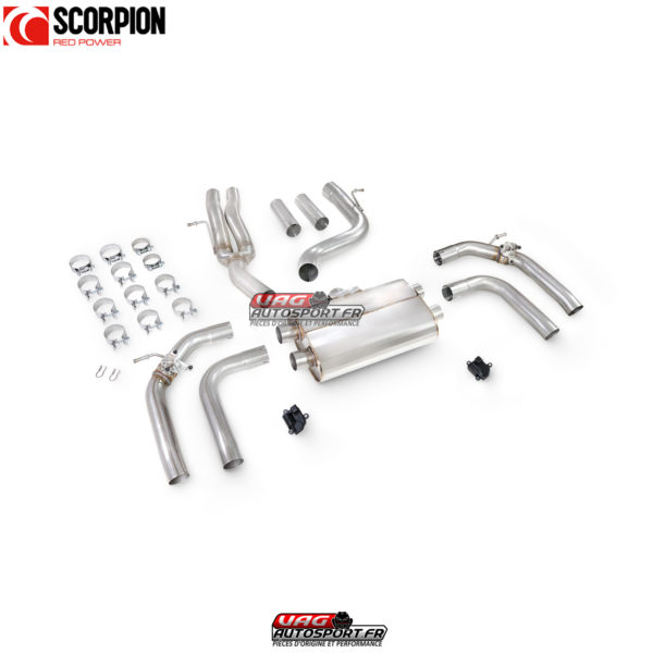 Catback non résonné avec valves électroniques - Audi RS3 8Y Saloon - SAUS115 - Scorpion – Image 2