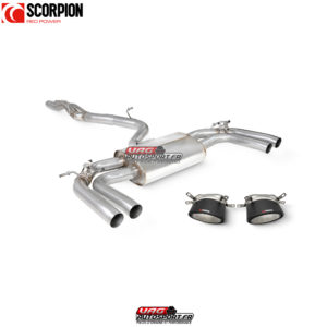 Catback non résonné avec valves électroniques - Audi RS3 8Y Saloon - SAUS115CF - Scorpion