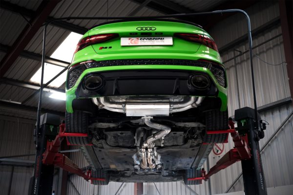 Catback non résonné avec valves électroniques - Audi RS3 8Y Saloon - SAUS115CF - Scorpion – Image 7