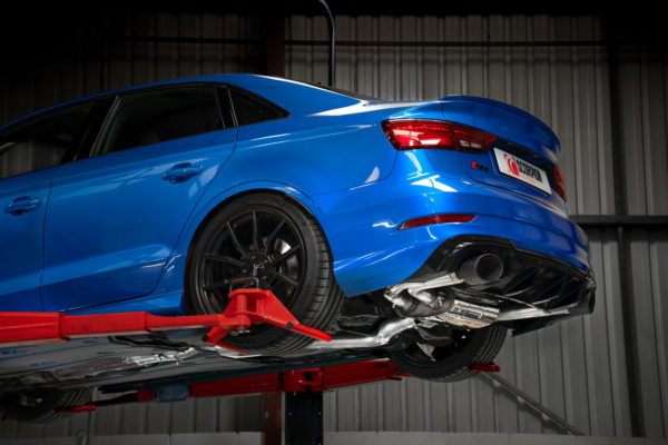 Catback résonné avec valves - Audi RS3 Saloon 8V (GPF and Non- GPF models) - SAU083CF - Scorpion – Image 5