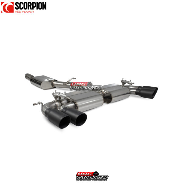 Catback résonné avec valves - Audi S3 3-Door/Sportback 8V - SAU108C - Scorpion