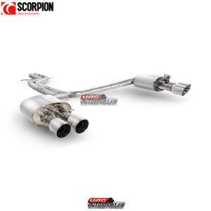 Catback sans intermédiaire et avec valves - Audi S6/S7 C7 - SAUS118 - Scorpion