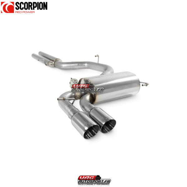 Catback sans résonnateur - Audi RS3 8P - SAUS114 - Scorpion