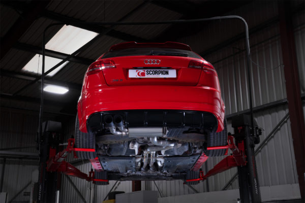 Catback sans résonnateur - Audi RS3 8P - SAUS114C - Scorpion – Image 4