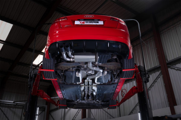 Catback sans résonnateur - Audi RS3 8P - SAUS114C - Scorpion – Image 6