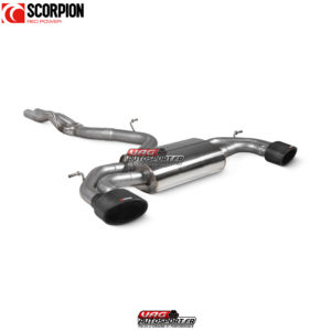 Demi ligne - cat-back non résonné sansvalves - Audi RS3 8V Pre-Facelift - SAUS107CF - Scorpion