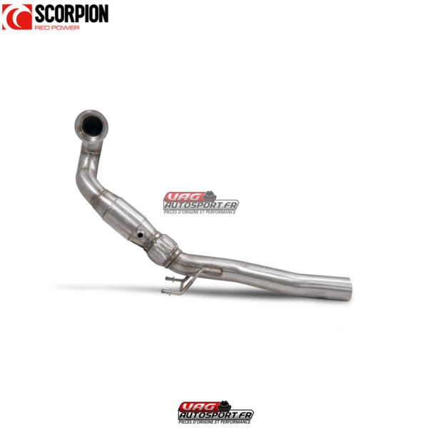 Downpipe avec Cata Sport haute performance - VW Golf GTI MK8 & Clubsport, CUPRA Leon 245, Non-GPF Models - SVWX073 - Scorpion – Image 2