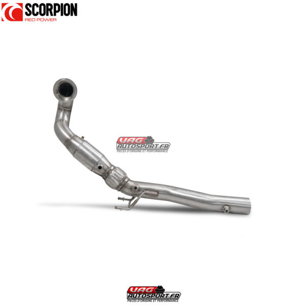 Downpipe avec Cata Sport haute performance - VW Golf GTI MK8 & Clubsport, CUPRA Leon 245 - SVWX064 - Scorpion – Image 2
