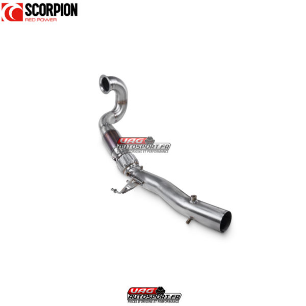 Downpipe avec Cata Sport haute performance - VW Golf MK7.5 GPF incl TCR & Performance Pack / Seat Leon Cupra 290 GPF - SVWX060 - Scorpion