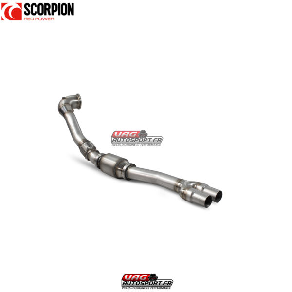 Downpipe avec catalyseur sportif haute performance - Audi RS3 8Y Sportsback & Saloon Non-GPF Models - SAUX122 - Scorpion