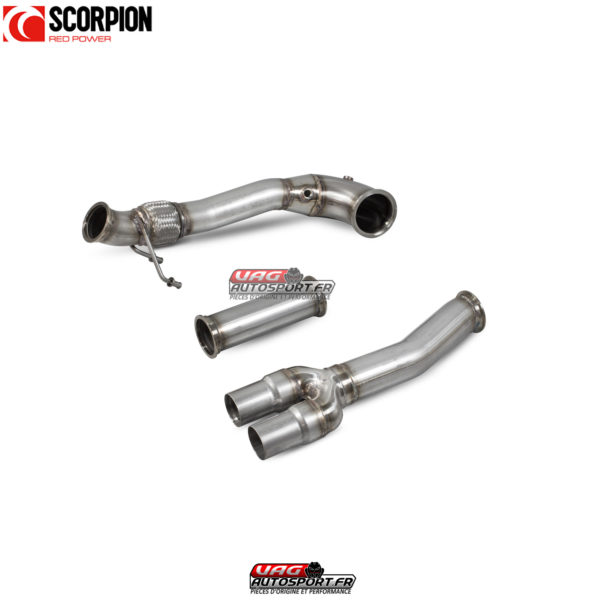 Downpipe sans catalyseur - Audi RS3 8Y Sportsback & Saloon Non-GPF Models - SAUC122 - Scorpion – Image 2