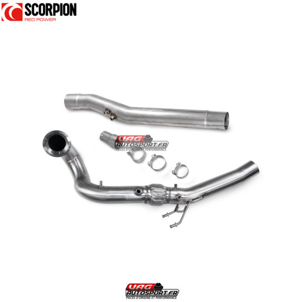 Downpipe sans catalyseur (GPF retiré) - Audi SQ2 21- (DNFC Engine Code) - SAUC119 - Scorpion – Image 2