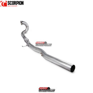 Downpipe turbo sans catalyseur - VW Audi S3 8Y Sportback & Saloon, VW Golf MK8 R, Non-GPF Models - SAUC118 - Scorpion