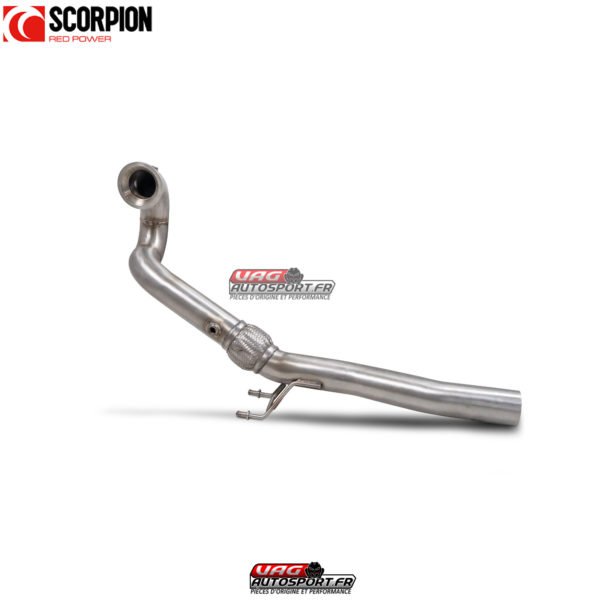 Downpipe turbo sans catalyseur - VW Golf GTI MK8 & Clubsport, CUPRA Leon 245, Non-GPF Models - SVWC073 - Scorpion – Image 2