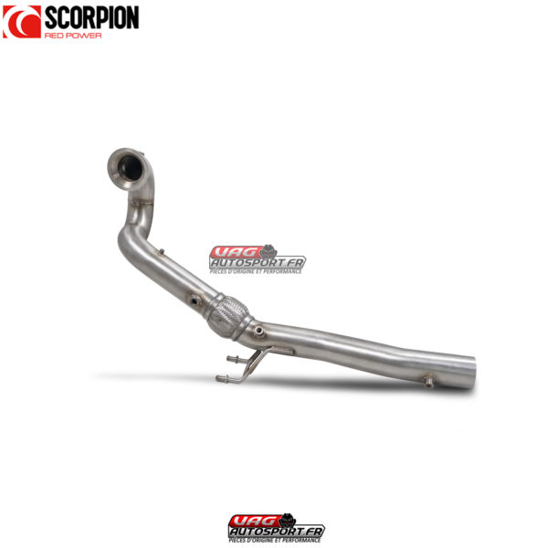 Downpipe turbo sans catalyseur - VW Golf GTI MK8 & Clubsport, CUPRA Leon 245 - SVWC064 - Scorpion – Image 2