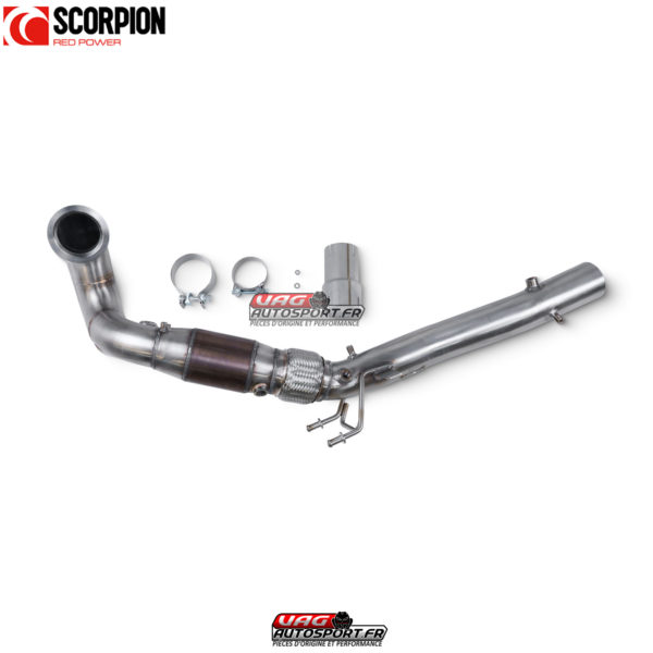 Downpipe turbo sans catalyseur - VW Golf MK7.5 GPF incl TCR & Performance Pack / Seat Leon Cupra 290 GPF - SVWC060 - Scorpion – Image 2