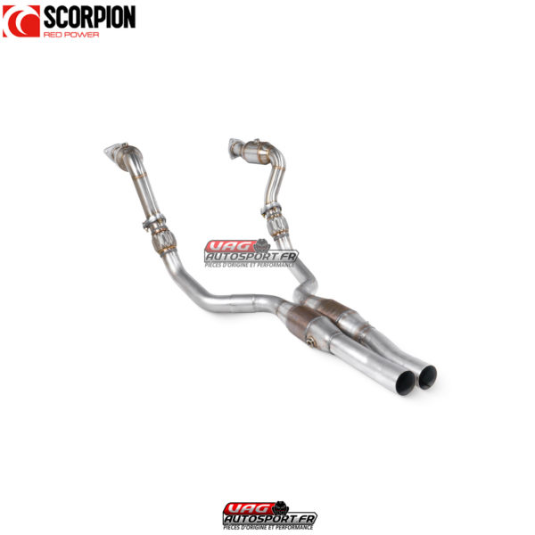 Downpipes avec Cata Sport - Audi S4 3.0 TFSI V6 Quattro & Avant B8/B8.5 - SAUX044 - Scorpion