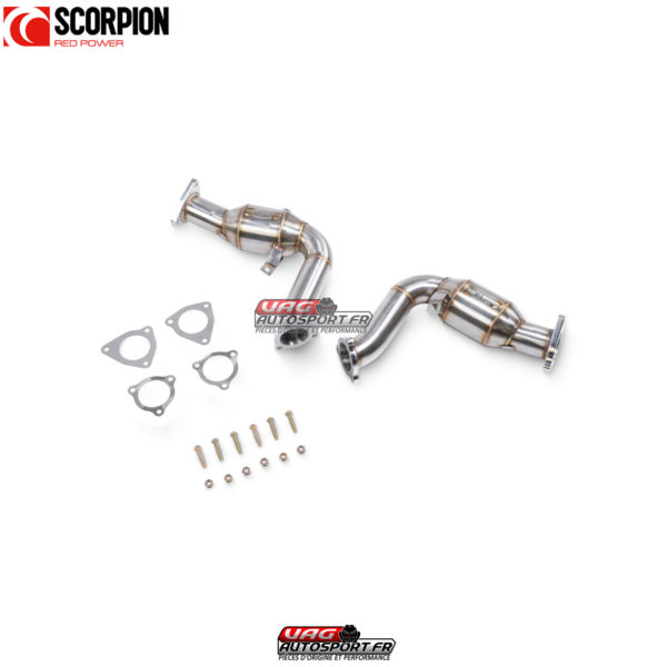 Downpipes sans catalyseur - Audi S4 3.0 TFSI V6 Quattro & Avant B8/B8.5 - SAUC044 - Scorpion – Image 2