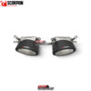 Sorties d'échappement en fibre de carbone Ascari RS 170 x 120mm (la paire) - Audi RS6 Avant C7 - SAU087U - Scorpion – Image 4