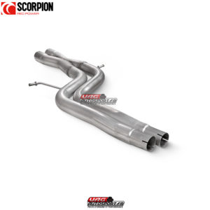 Suppression du silencieux central d'origine avec x-pipe - Audi S4 3.0 TFSI V6 Quattro & Avant B8/B8.5 - SAUP106 - Scorpion