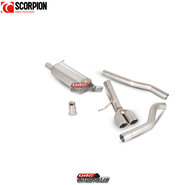Système cat/DPF-back résonné - VW Transporter  T5 2.5TDi (03-09) / T5 2.0 (10-15) / T5 & T6 2.0 BiTDi (15-ON) SWB/LWD 2WD - SVW047 - Scorpion – Image 2